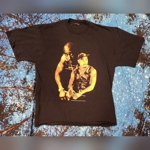 Tupac Shakur "stop the violence" black t-shirt XL